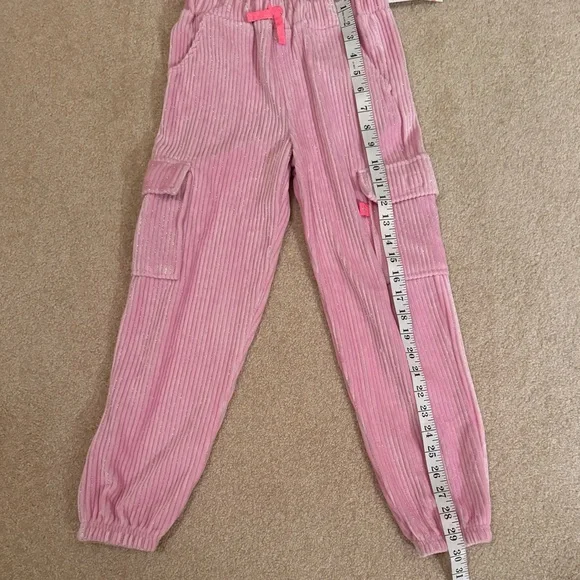 NWT Juicy Couture Pink And Silver Embroidered Corduroy - Picture 10 of 11
